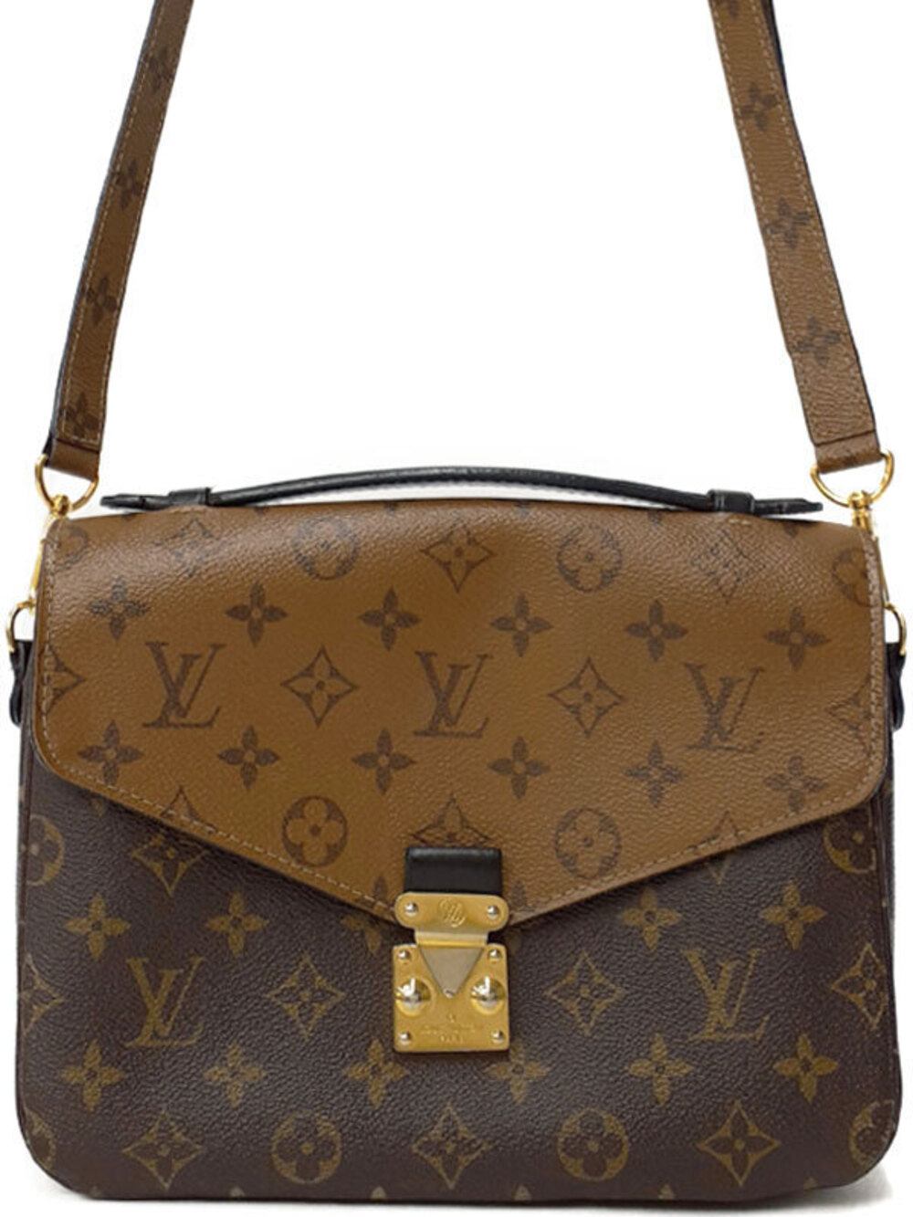 Louis Vuitton Monogram Reverse Pochette Metis Bag